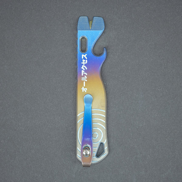 Keychains & Multi-Tools - Lynch Northwest All Access Pass V1.1 W/ Seigaiha Motif - Maker’s Choice Surprise Anodized (Exclusive)