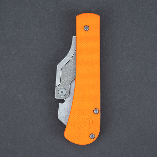 Keychains & Multi-Tools - Serge Knives Slipjoint Razor - Orange G10