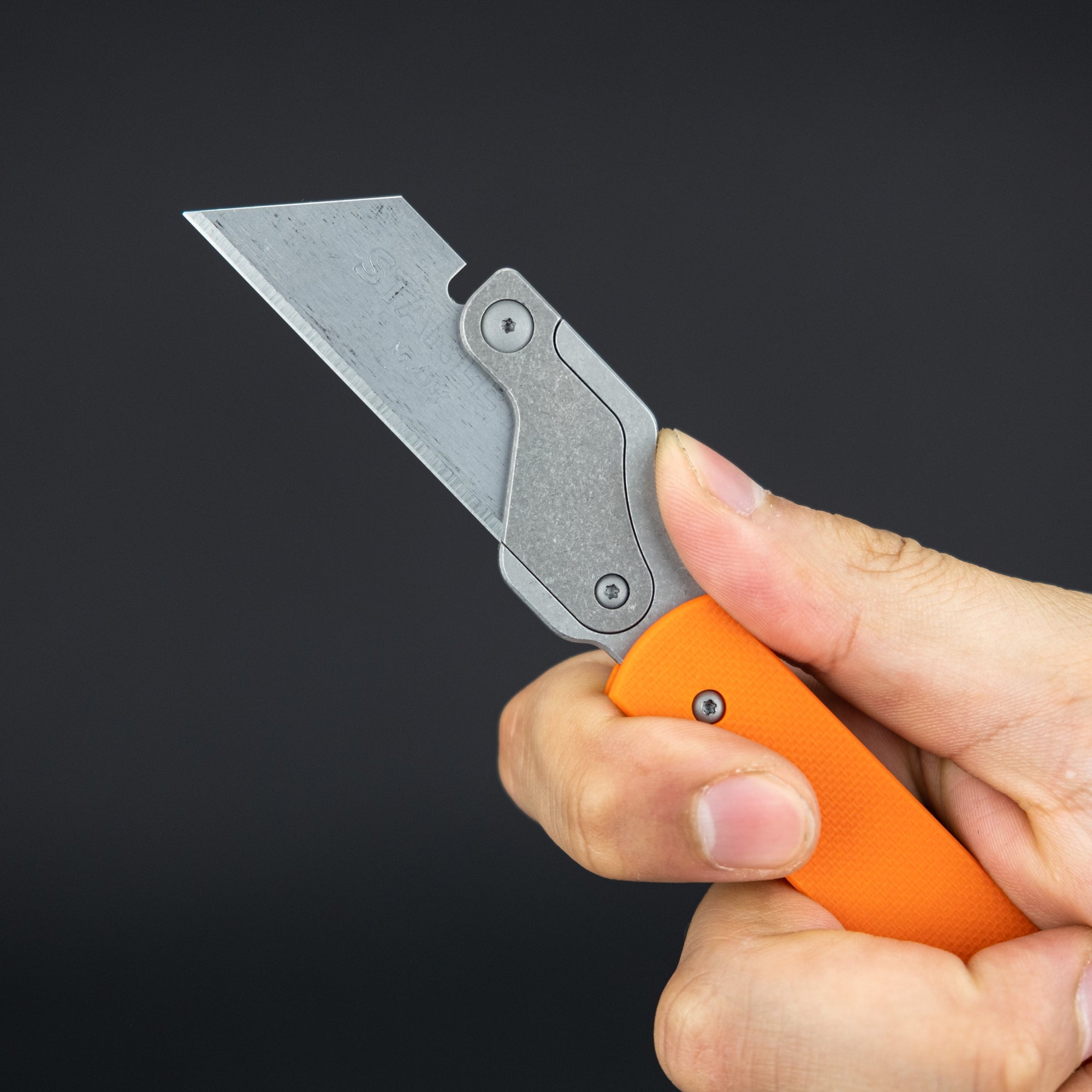 Keychains & Multi-Tools - Serge Knives Slipjoint Razor - Orange G10