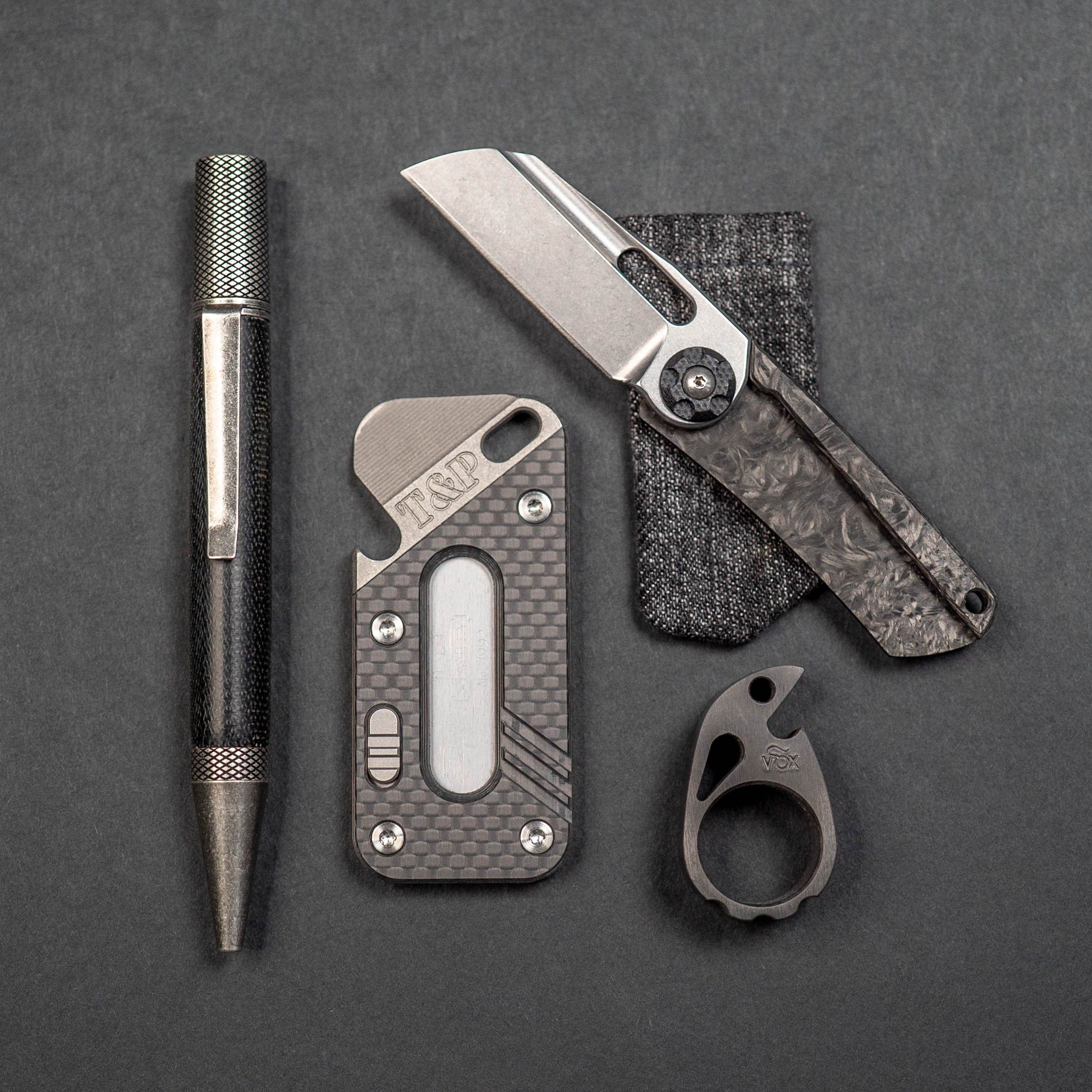 The AVIS-PRY Titanium Tool outlets Companion, EDC Utility Blade With Carbon Fiber Face