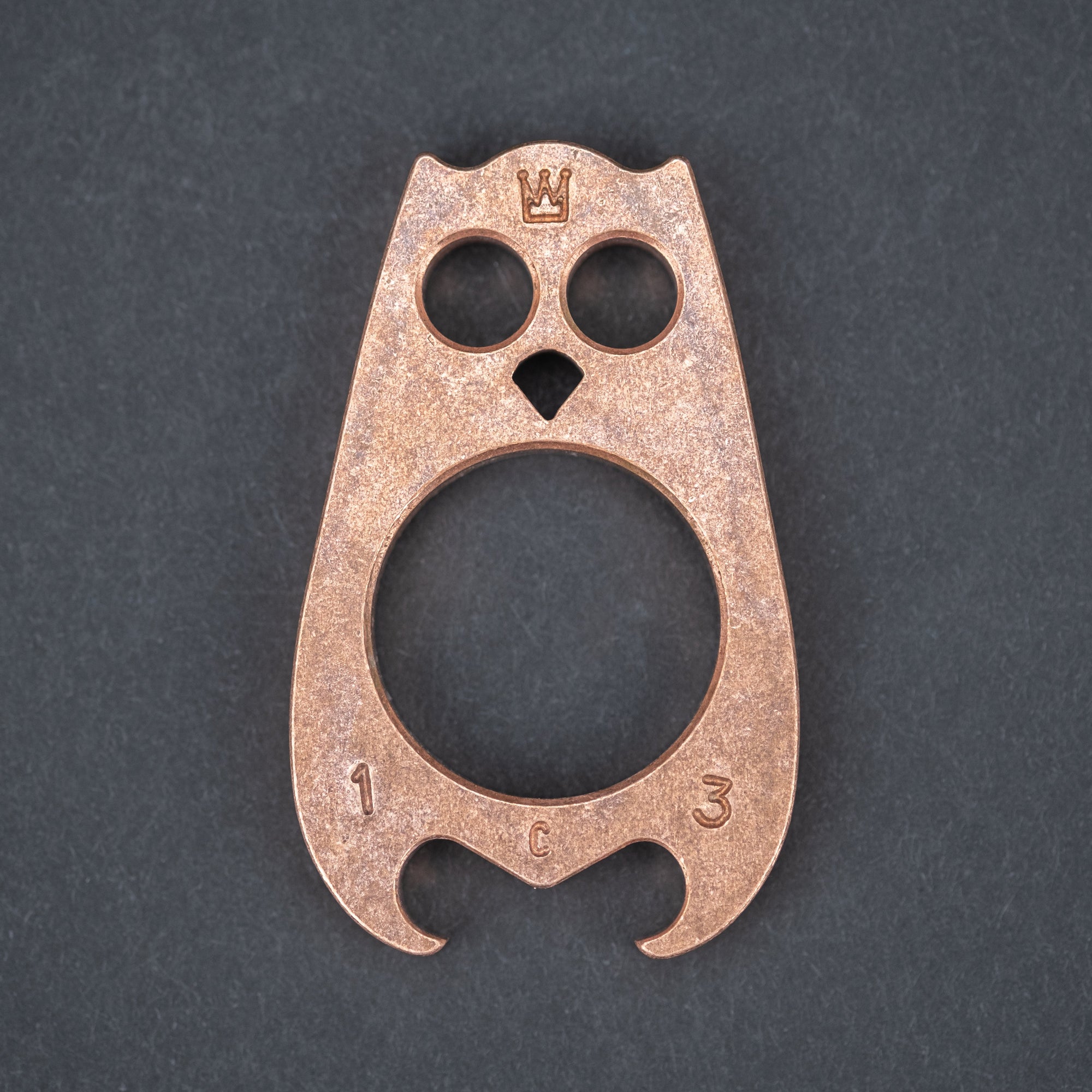 Keychains & Multi-Tools - VoxDesign Vox 1/4" Owl - Copper