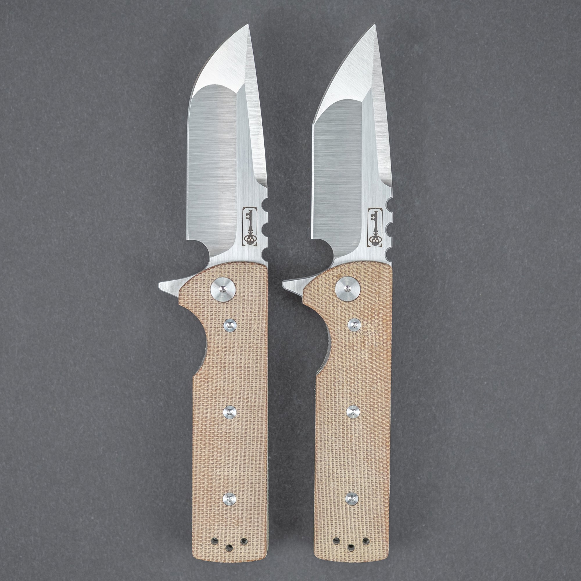 Knife - Chaves Knife & Tool T.A.K Flipper - Brown Micarta (Exclusive)