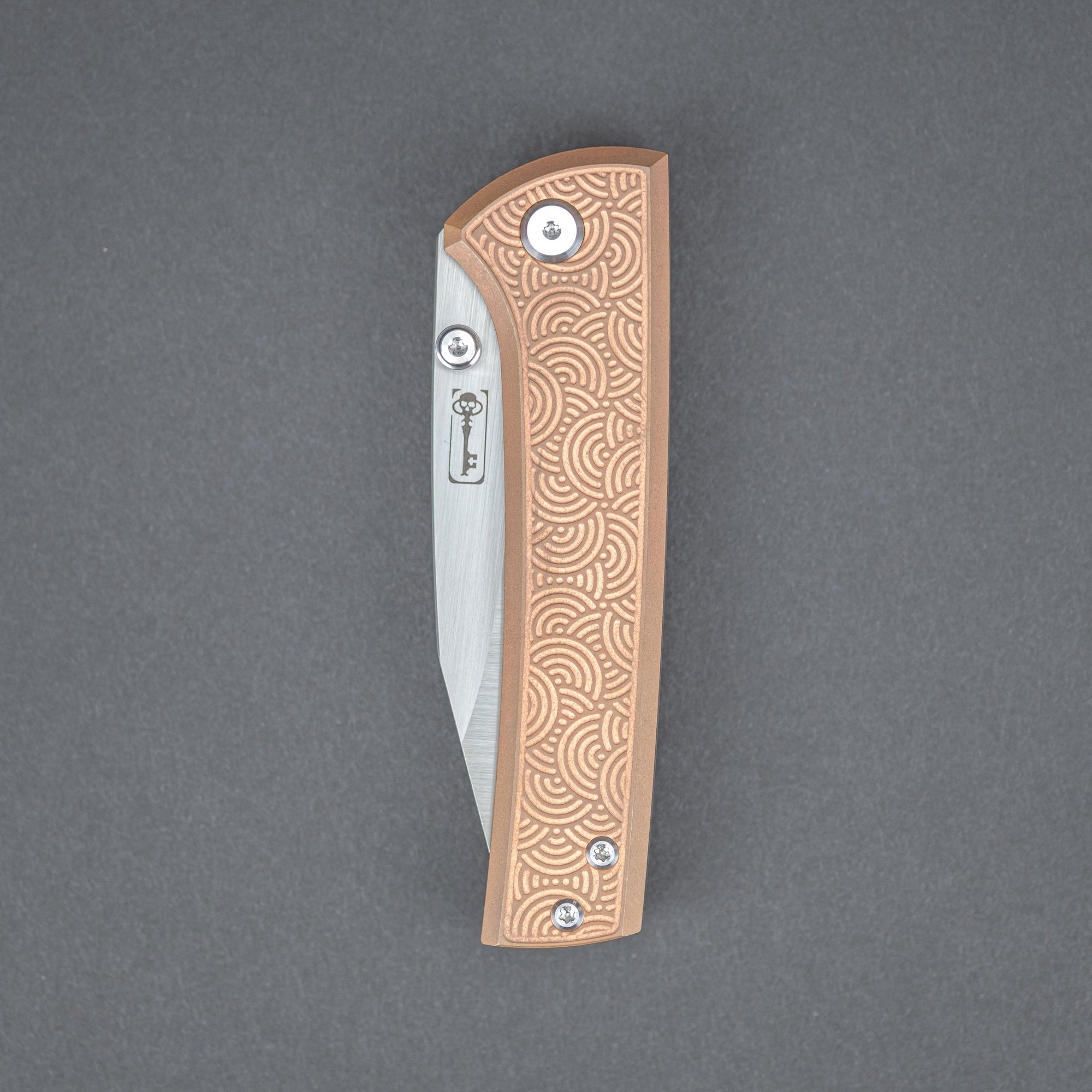 Knife - Chaves Knives Ultramar Scapegoat Street - Copper W/ WKRMN Seigaiha (Exclusive)