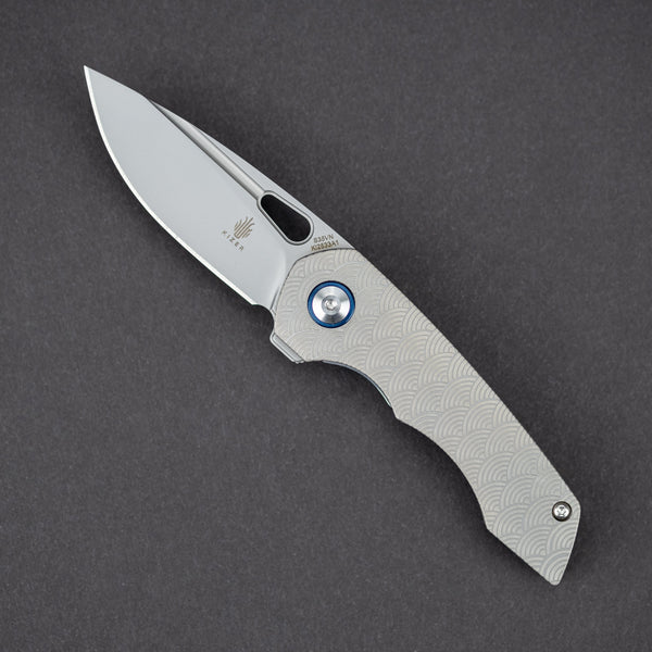 Knife - Kizer Microlith W/ Seigaiha Motif (Exclusive)