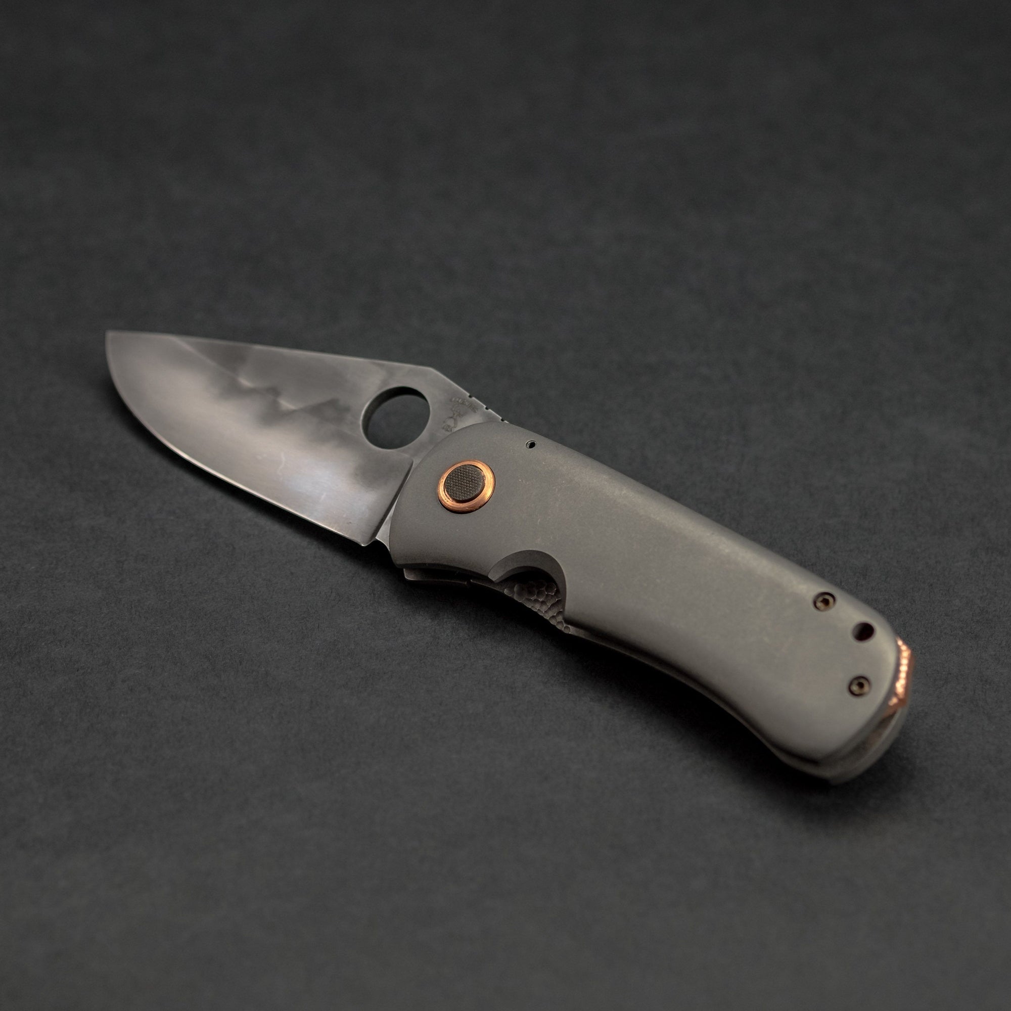 Knife - McNees Dixon - Titanium W/ Copper Accents (Custom)