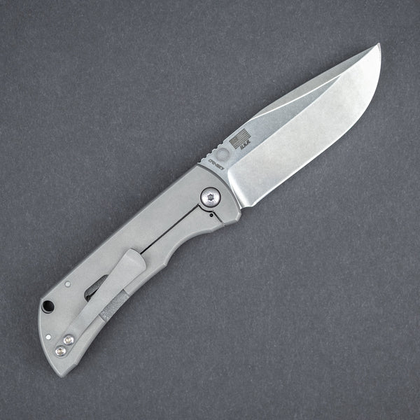 Knife - McNees MAC2 - Titanium W/ Bombs Away Motif