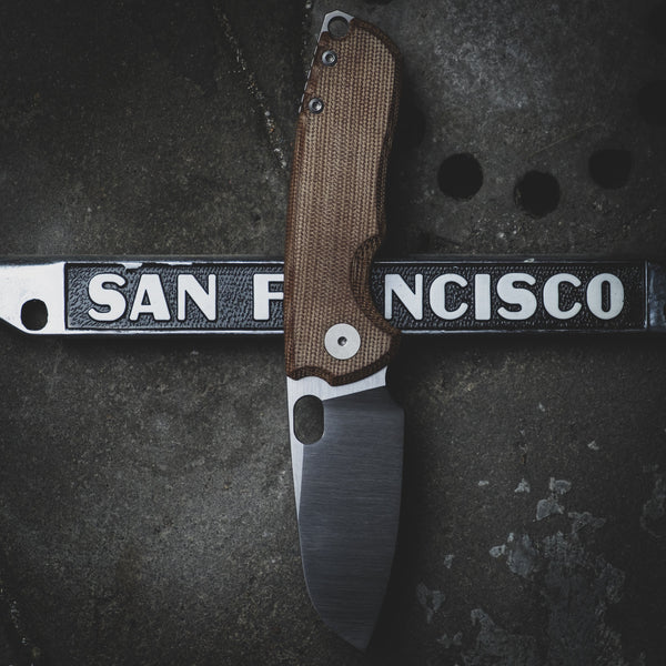 Knife - Pre-Order: Urban EDC F5.5 - Brown Micarta & M390 (Exclusive)