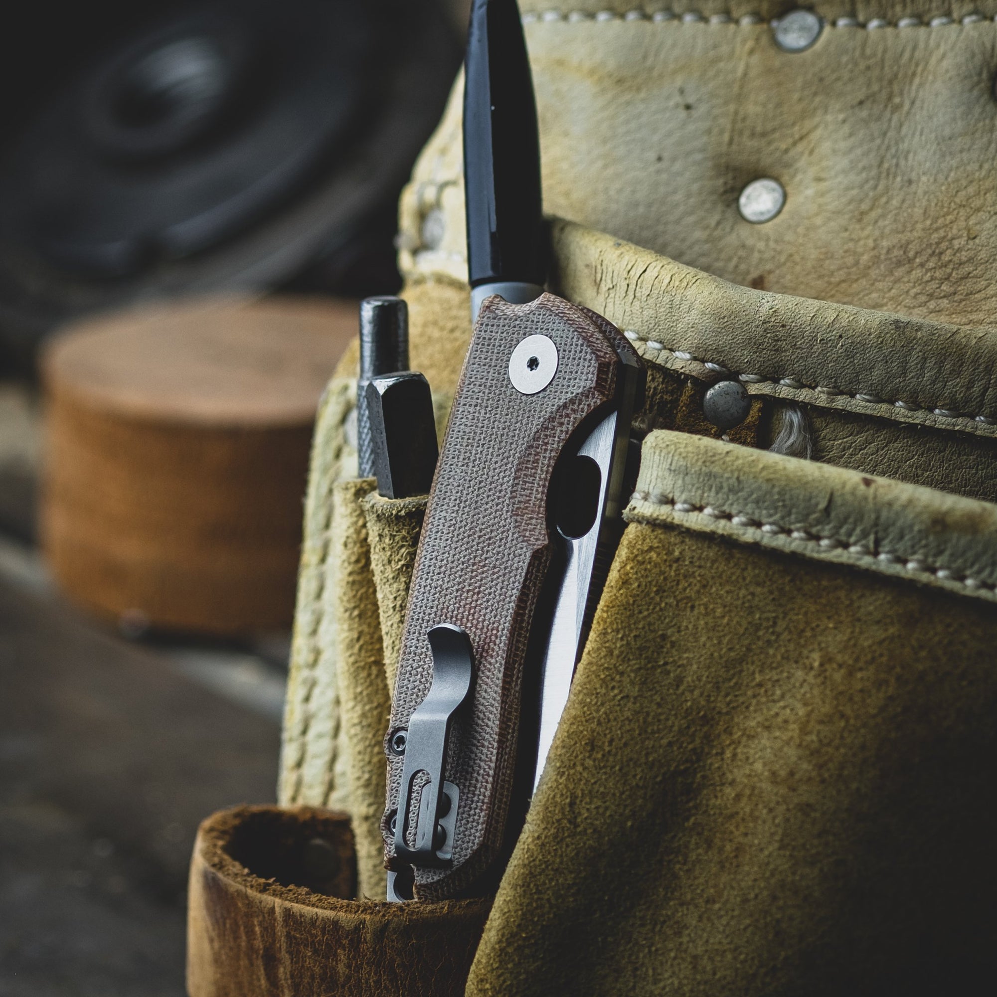 Knife - Pre-Order: Urban EDC F5.5 - Brown Micarta & M390 (Exclusive)