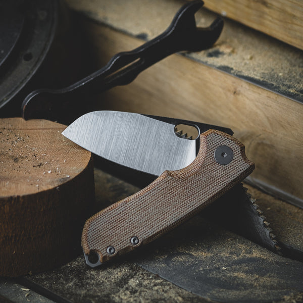 Knife - Pre-Order: Urban EDC F5.5 - Brown Micarta & M390 (Exclusive)