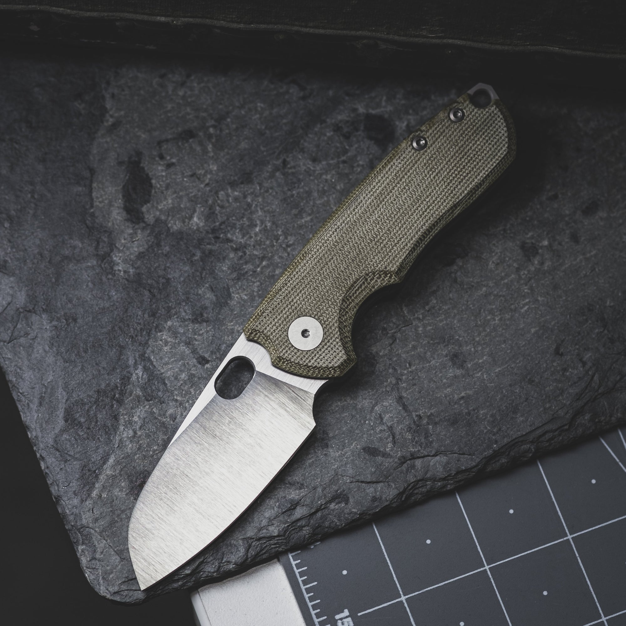 Urban EDC F5.5 - Green Micarta & M390