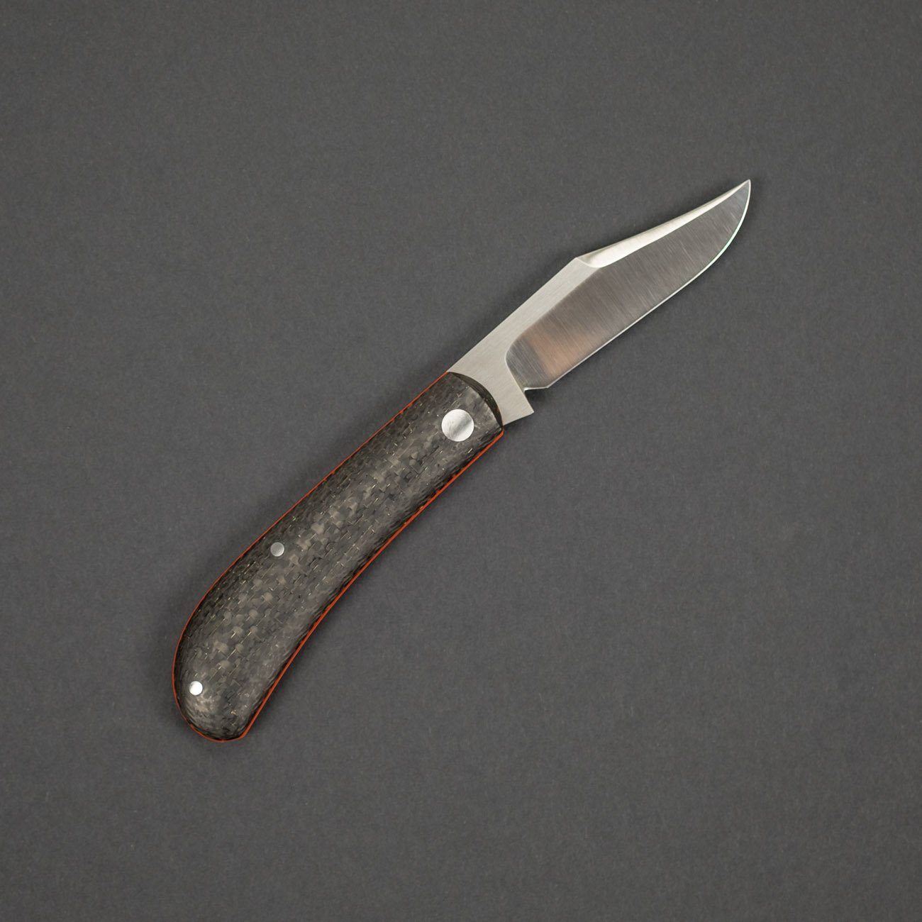 Knife - Pre-Owned: Jared Oeser Lanny's Clip - Lightning Strike Carbon Fiber (Custom)