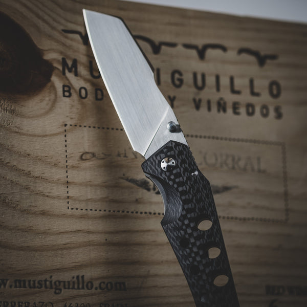 Knife - Pre-Owned: Jason Guthrie Scout - Carbon Fiber (Custom)