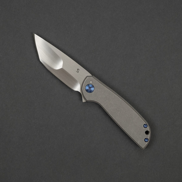 Knife - Pre-Owned: Simeon Customs Mini Squatch - Titanium (Custom)