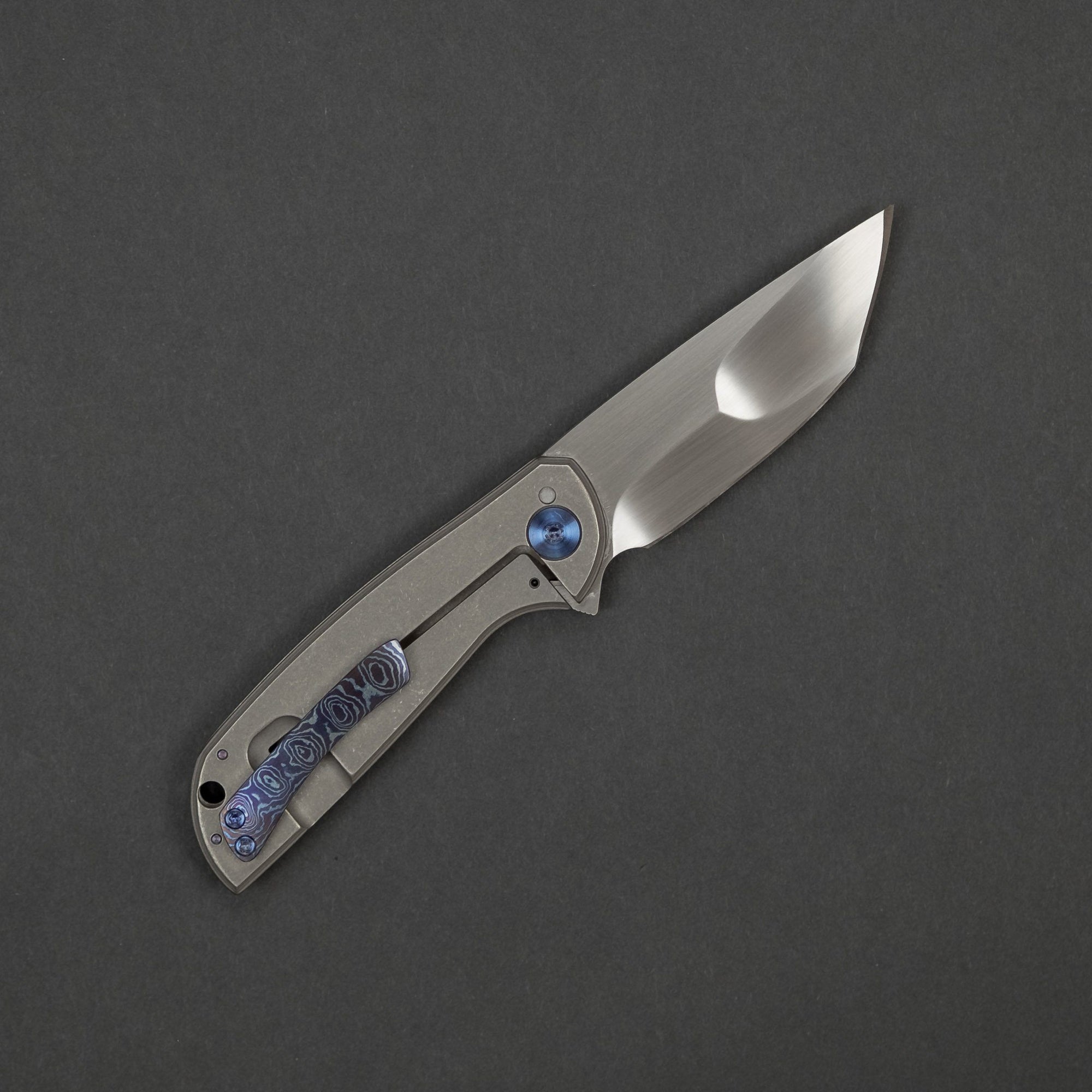 Knife - Pre-Owned: Simeon Customs Mini Squatch - Titanium (Custom)