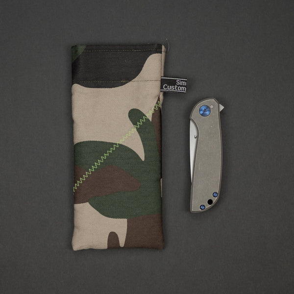 Knife - Pre-Owned: Simeon Customs Mini Squatch - Titanium (Custom)