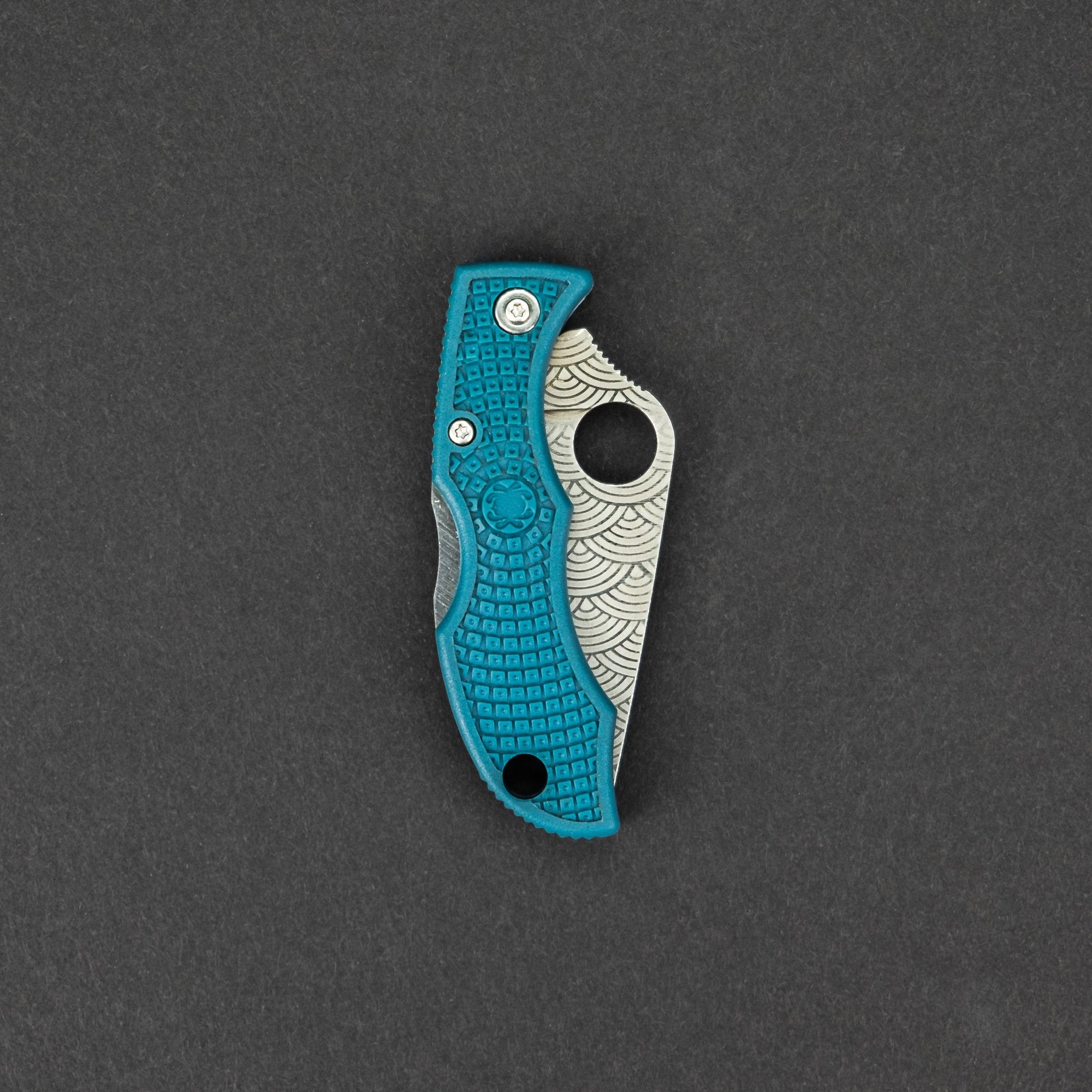 Knife - Spyderco Ladybug With Seigaiha Motif - K390 (Exclusive)