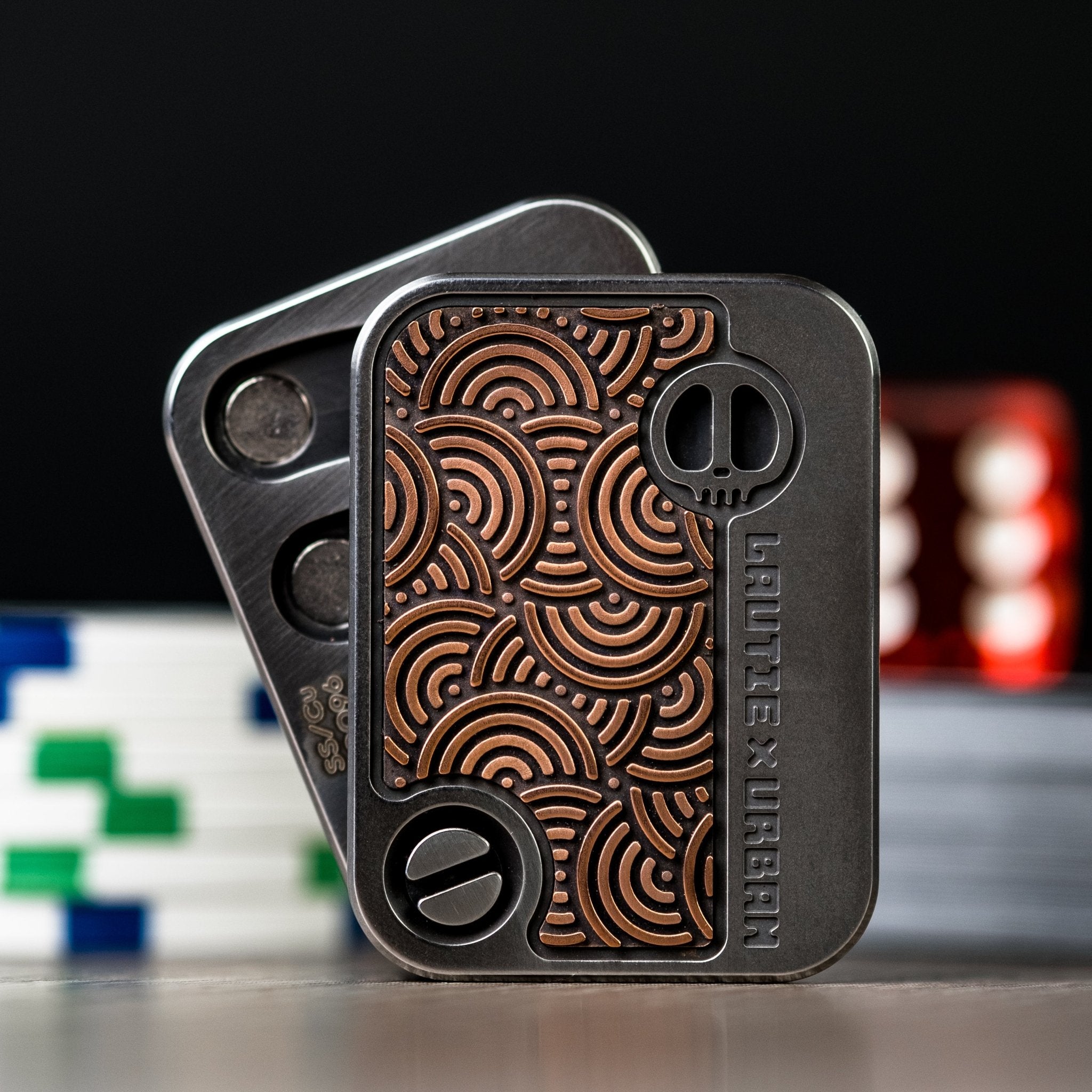 Lautie x URBAN Shuffle - Stainless Steel & Copper Chaos Seigaiha