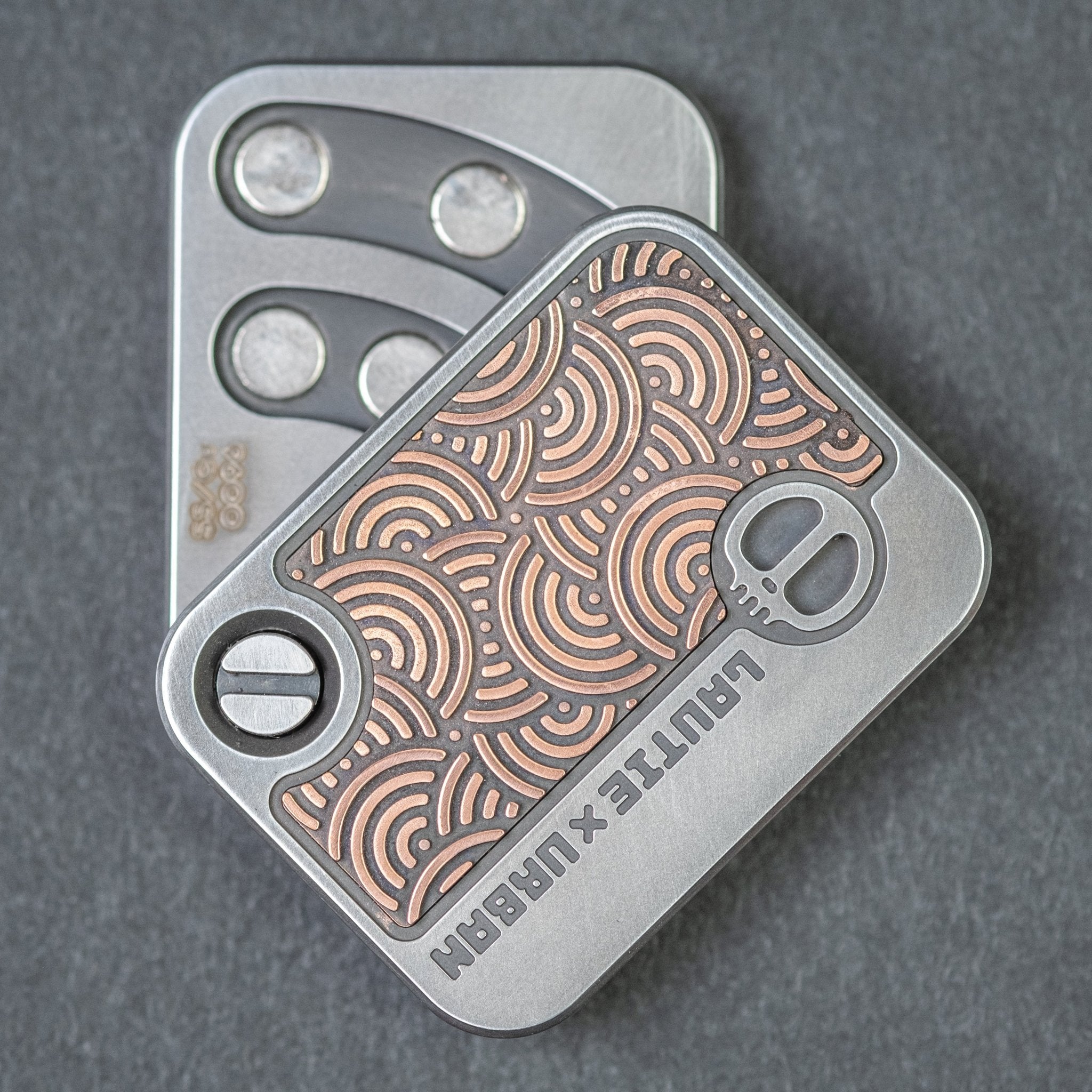 Lautie x URBAN Shuffle - Stainless Steel & Copper Chaos Seigaiha