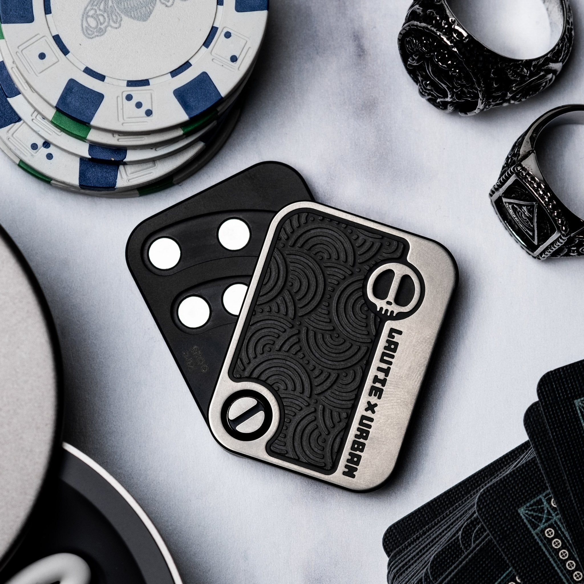 Lautie x URBAN Shuffle - Zirconium w/ Chaos Seigaiha™ – URBAN EDC®