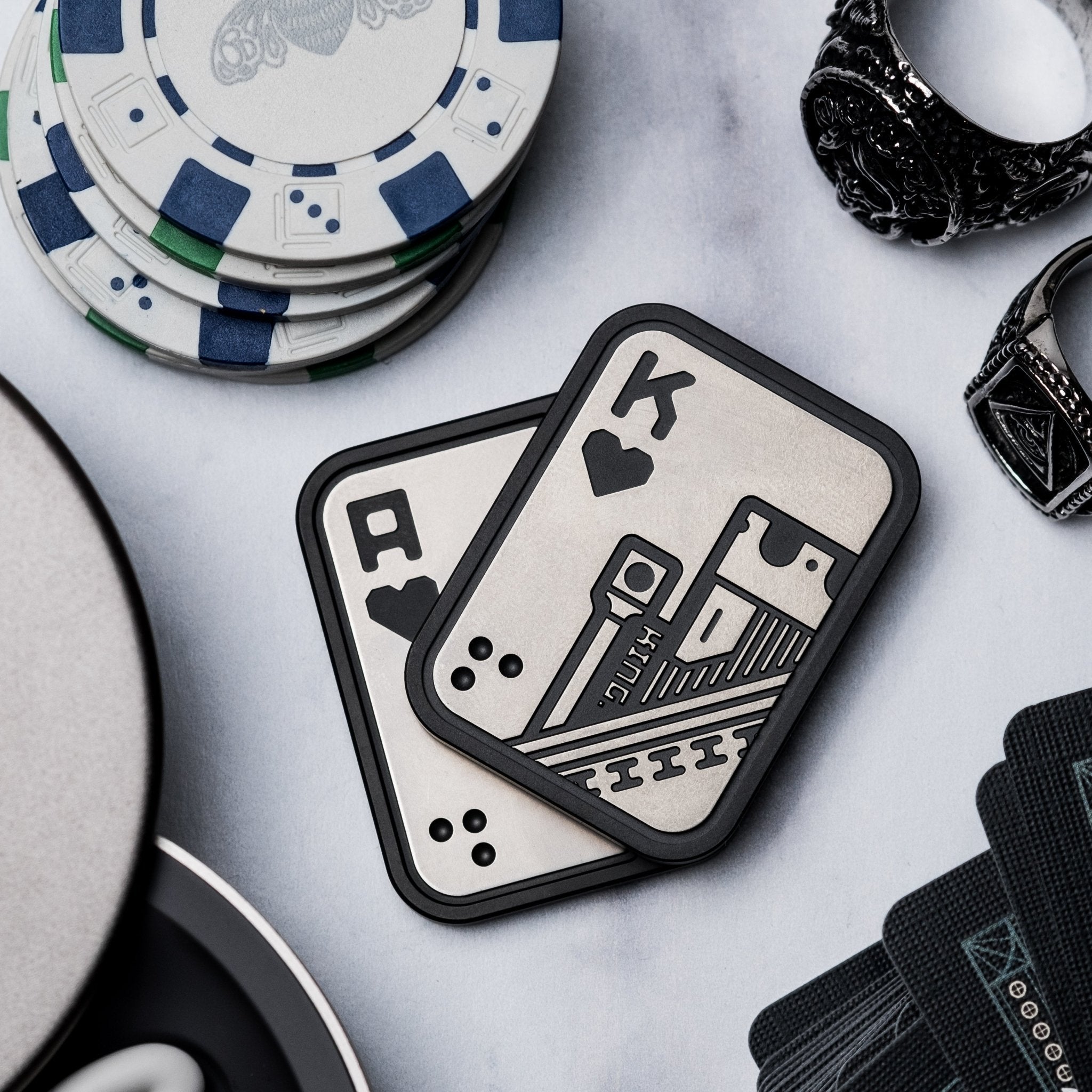 Lautie x URBAN Shuffle - Zirconium w/ Chaos Seigaiha™ – URBAN EDC®