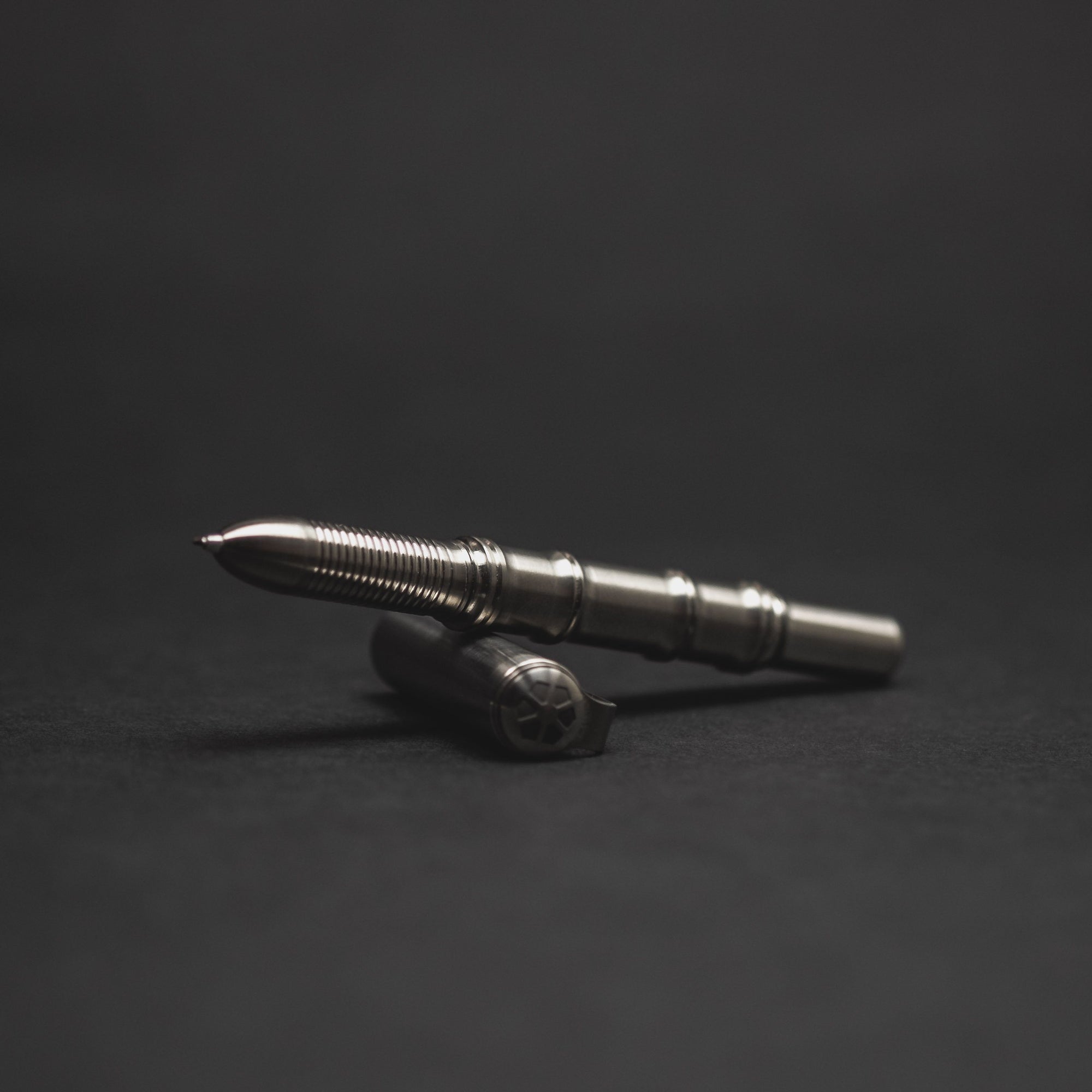 Pen - Pre-Owned: Prometheus Bamboo Pen - Titanium