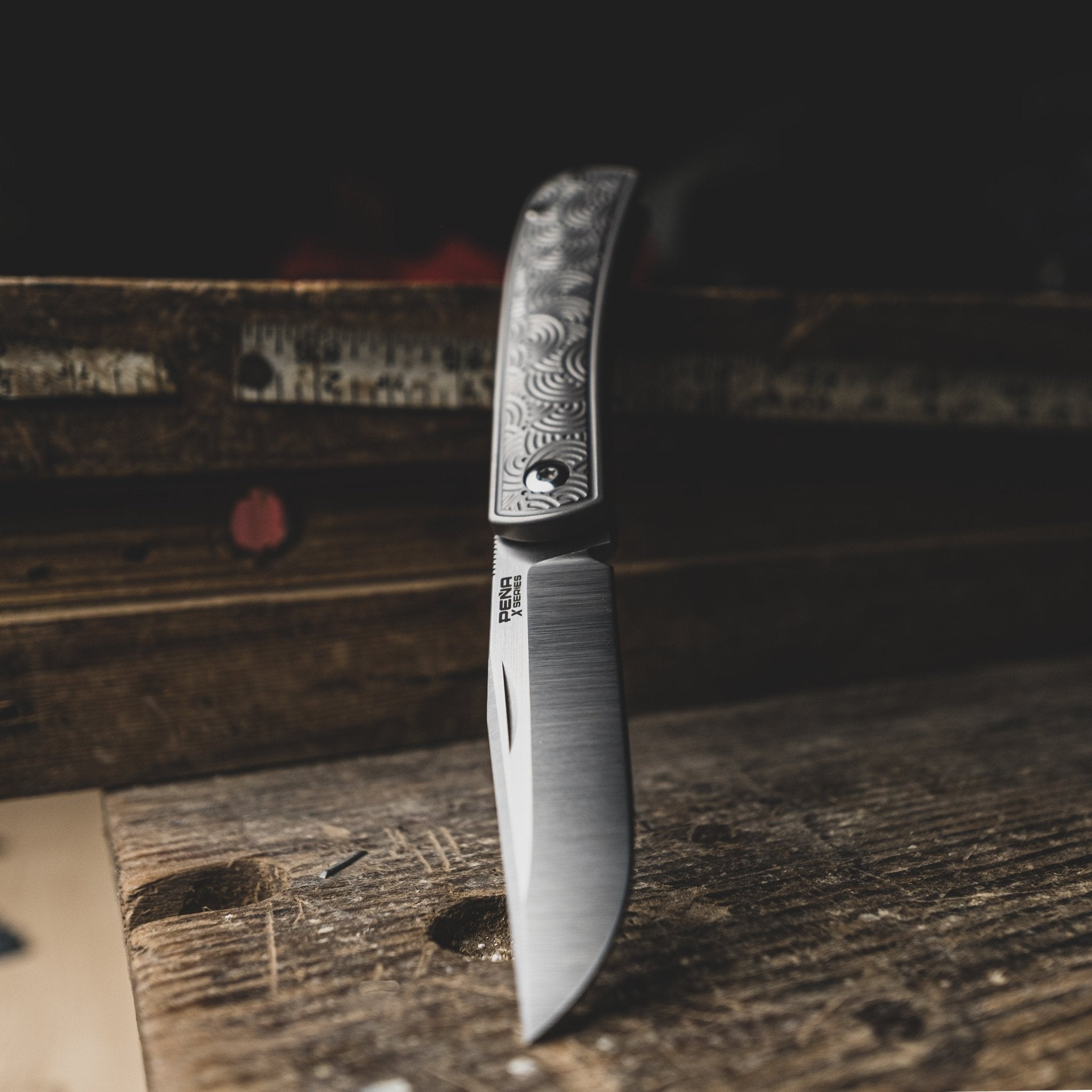 Peña x URBAN X Series Front Flipper Trapper - Chaos Seigaiha
