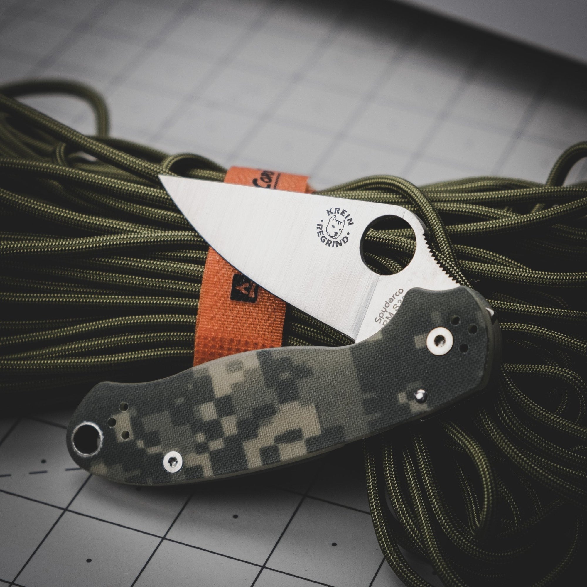 Spyderco Para 3 Krein Regrind - Digicam G10 - URBAN EDC®