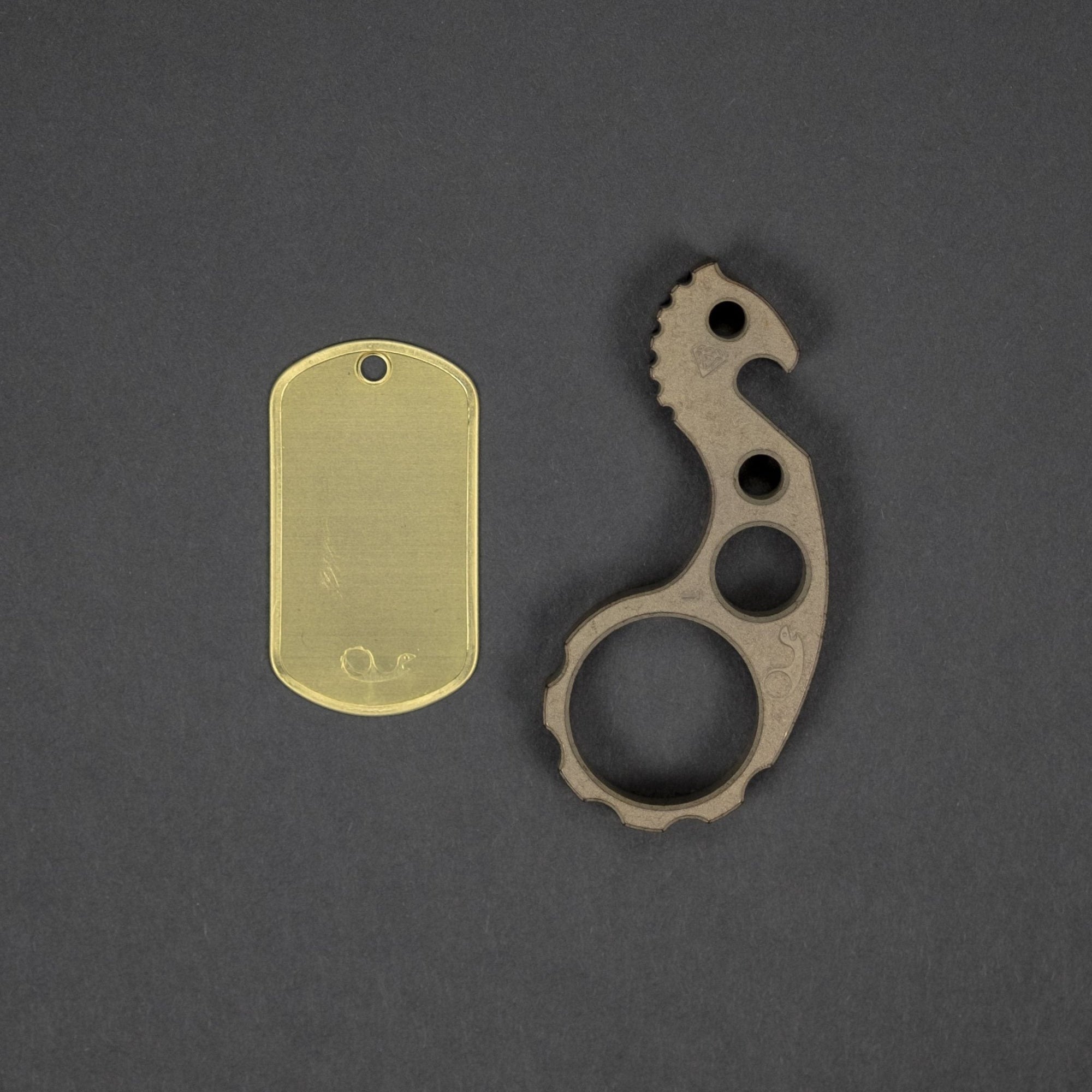 VoxDesign Bronze Anodized Seahorse - Titanium (Custom) - URBAN EDC®