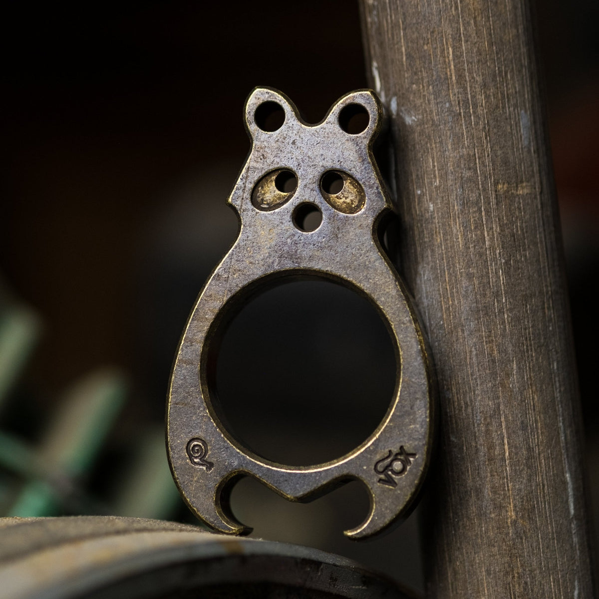 VoxDesign "Dirty" Raccoon - 3/8" Brass (Custom) - URBAN EDC®