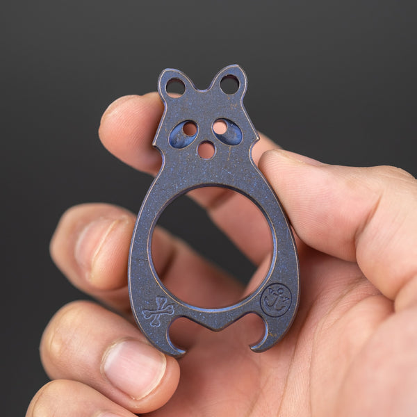 VoxDesign ‘Gus’ Raccoon - 3/8” Titanium - URBAN EDC®
