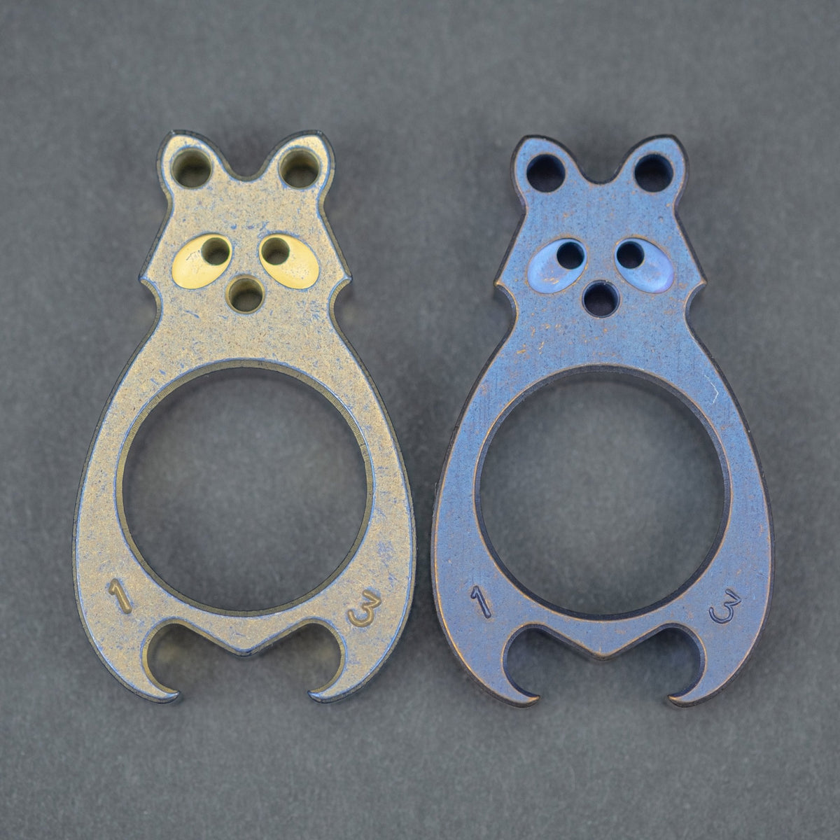 VoxDesign ‘Gus’ Raccoon - 3/8” Titanium - URBAN EDC®