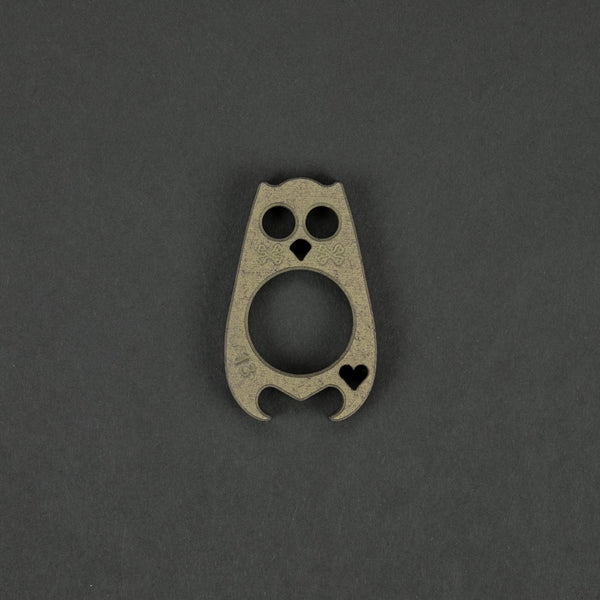 VoxDesign Heartless Orwell - Triple Anodized Gold Titanium (Custom) - URBAN EDC®