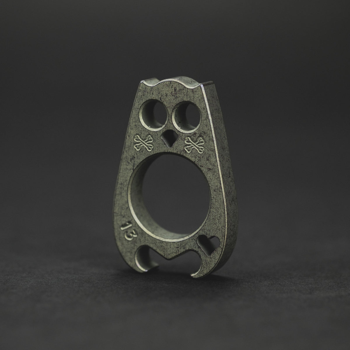 VoxDesign Heartless Orwell - Triple Anodized Green Titanium (Custom) - URBAN EDC®