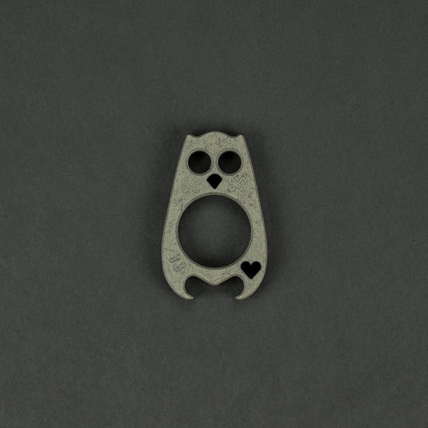VoxDesign Heartless Orwell - Triple Anodized Green Titanium (Custom) - URBAN EDC®