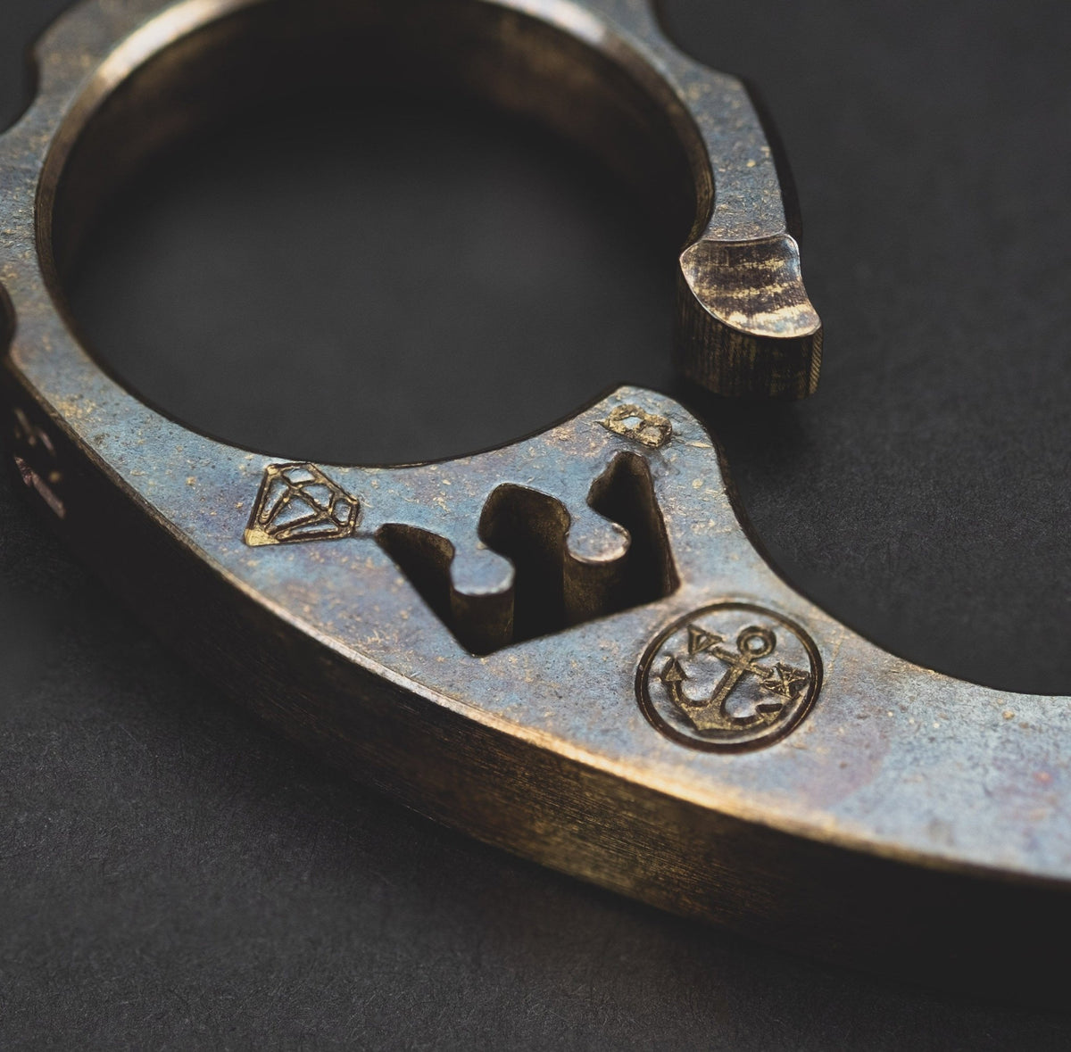 VoxDesign King Pimp Snailor - 3/8" Patina'd Brass (Custom) - URBAN EDC®