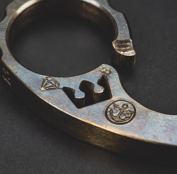 VoxDesign King Pimp Snailor - 3/8" Patina'd Brass (Custom) - URBAN EDC®