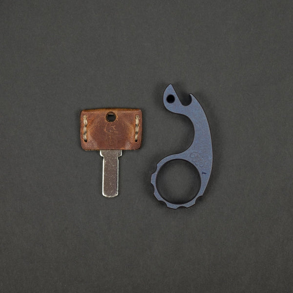 VoxDesign Snailor - Blue Anodized Titanium (Custom) - URBAN EDC®