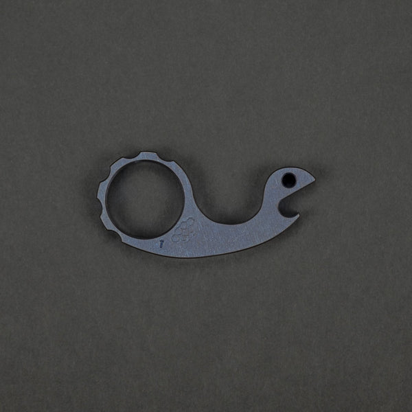 VoxDesign Snailor - Blue Anodized Titanium (Custom) - URBAN EDC®