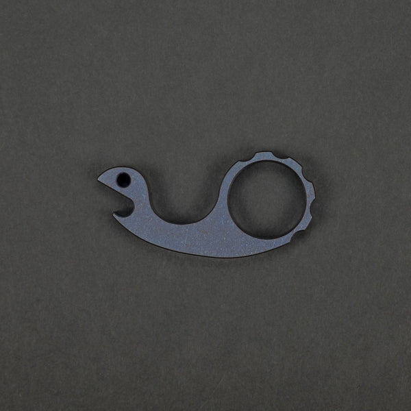 VoxDesign Snailor - Blue Anodized Titanium (Custom) - URBAN EDC®