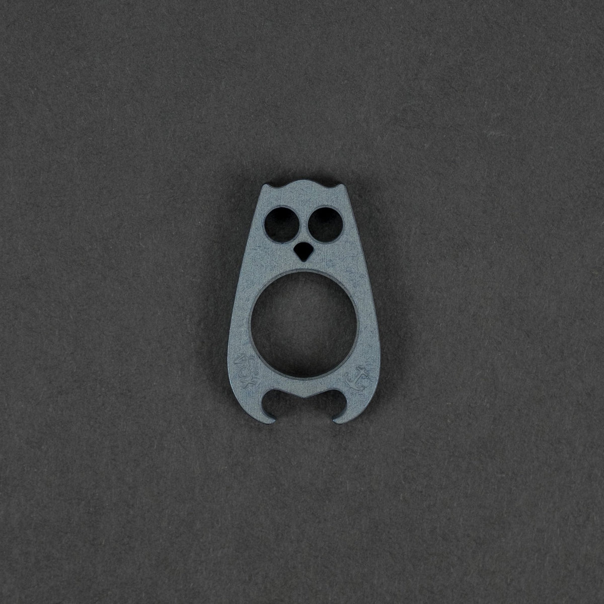 VoxDesign Tiny Orwell - 1/4" Triple Anodized Blue Titanium (Custom) - URBAN EDC®