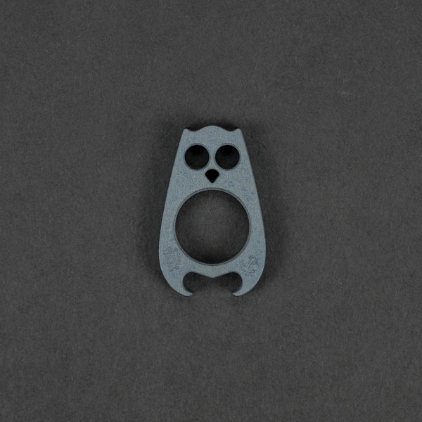 VoxDesign Tiny Orwell - 1/4" Triple Anodized Blue Titanium (Custom) - URBAN EDC®