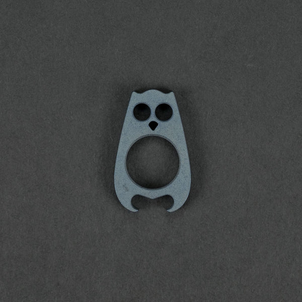 VoxDesign Tiny Orwell - 1/4" Triple Anodized Blue Titanium (Custom) - URBAN EDC®