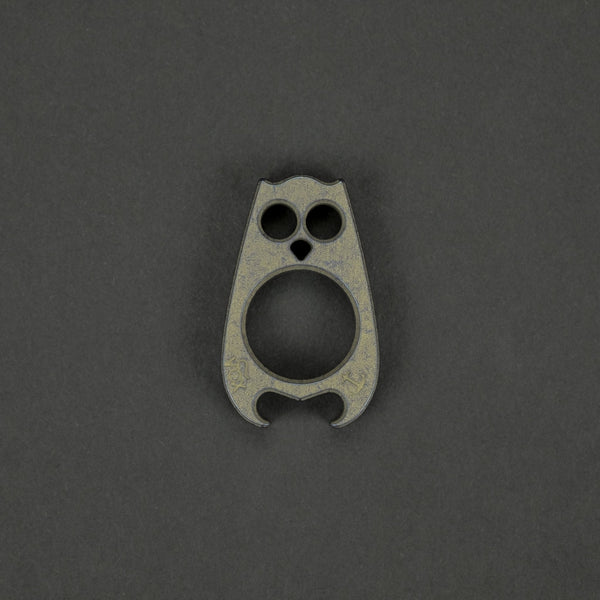 VoxDesign Tiny Orwell - Blasted & Triple Anodized Titanium (Custom) - URBAN EDC®