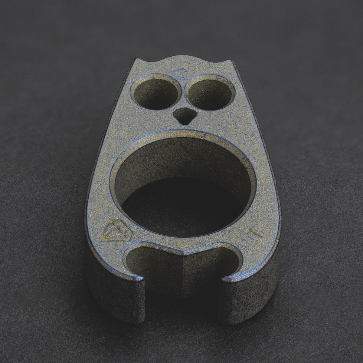 VoxDesign Tiny Orwell - Blasted & Triple Anodized Titanium (Custom) - URBAN EDC®