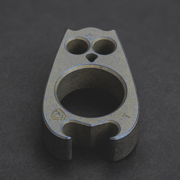 VoxDesign Tiny Orwell - Blasted & Triple Anodized Titanium (Custom) - URBAN EDC®