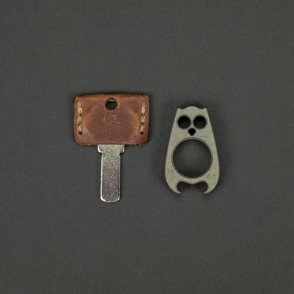 VoxDesign Tiny Orwell - Blasted & Triple Anodized Titanium (Custom) - URBAN EDC®